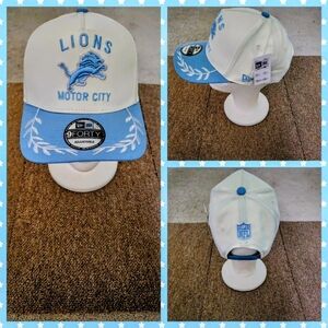 DETROIT LIONS NFL FOOTBALL SNAPBACK HAT.